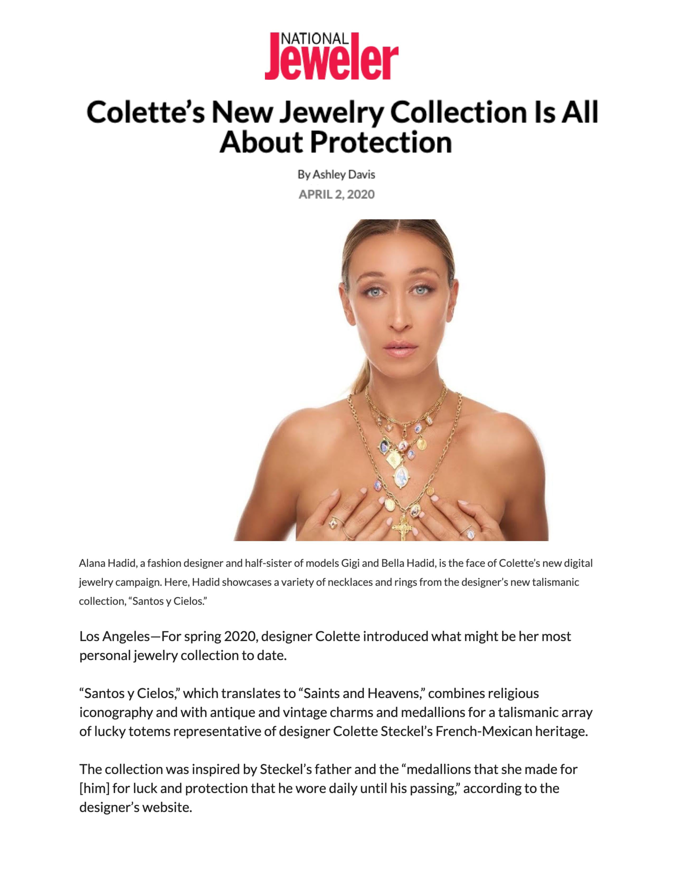 Colette- NationalJeweler.com 4.2.20