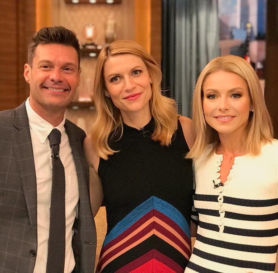 Claire Danes wearing Colette on Live with Kelly and Ryan