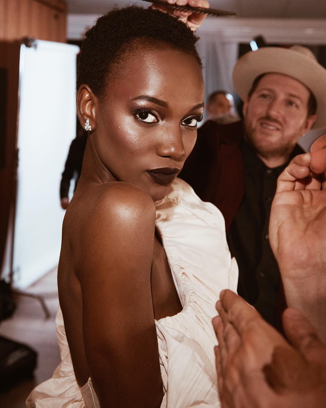 Herieth Paul wearing Colette to Maybelline