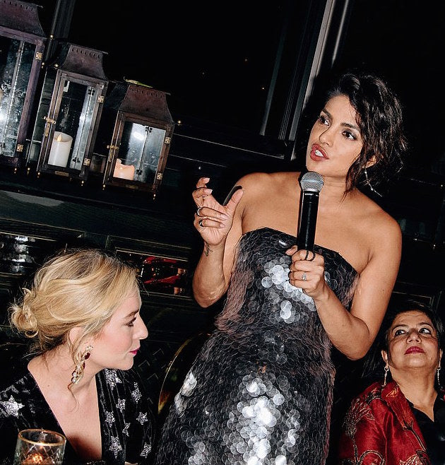 Priyanka Chopra wearing Colette to Bumble dinner 10.29.18