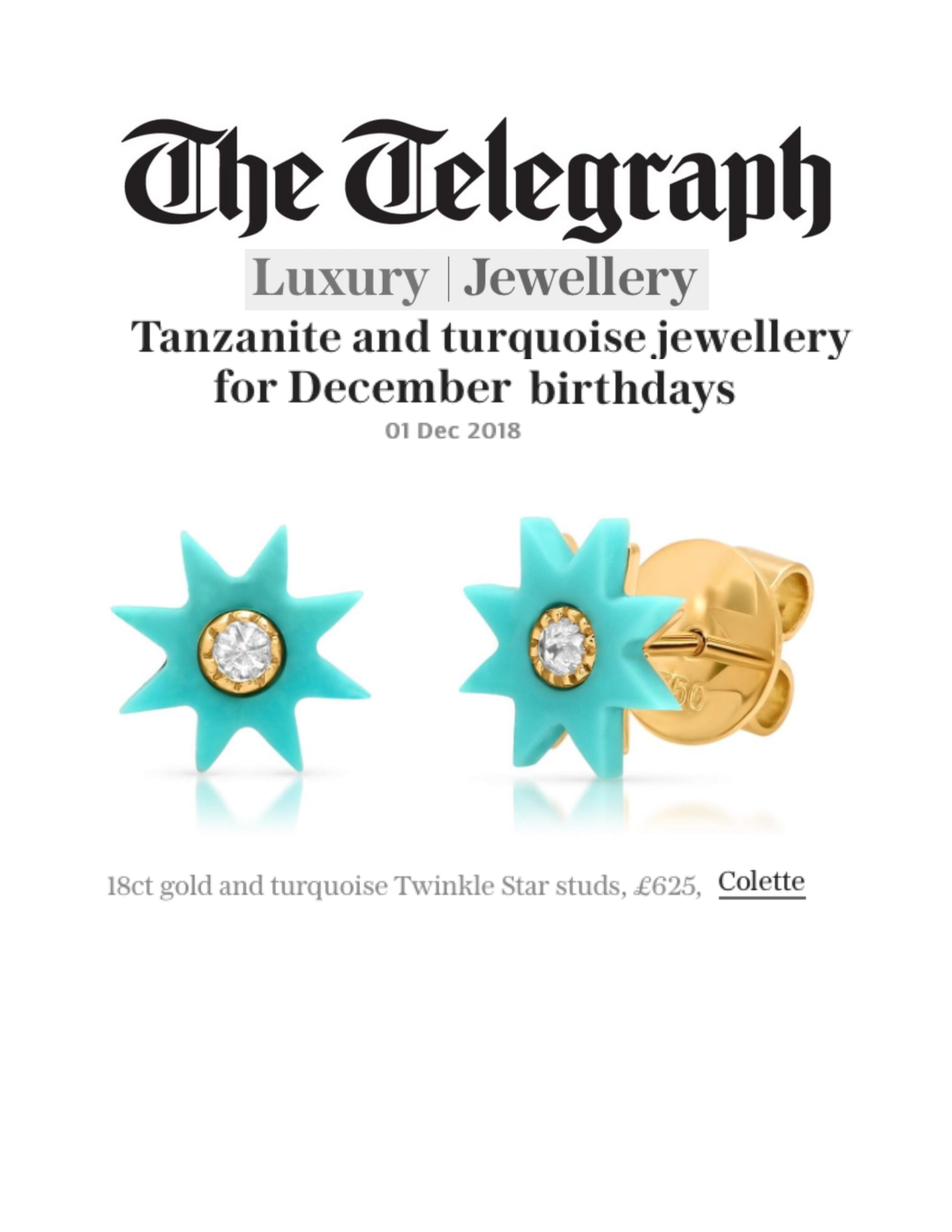 Colette Jewelry featured in - Telegraph UK Luxury - 12.01.18