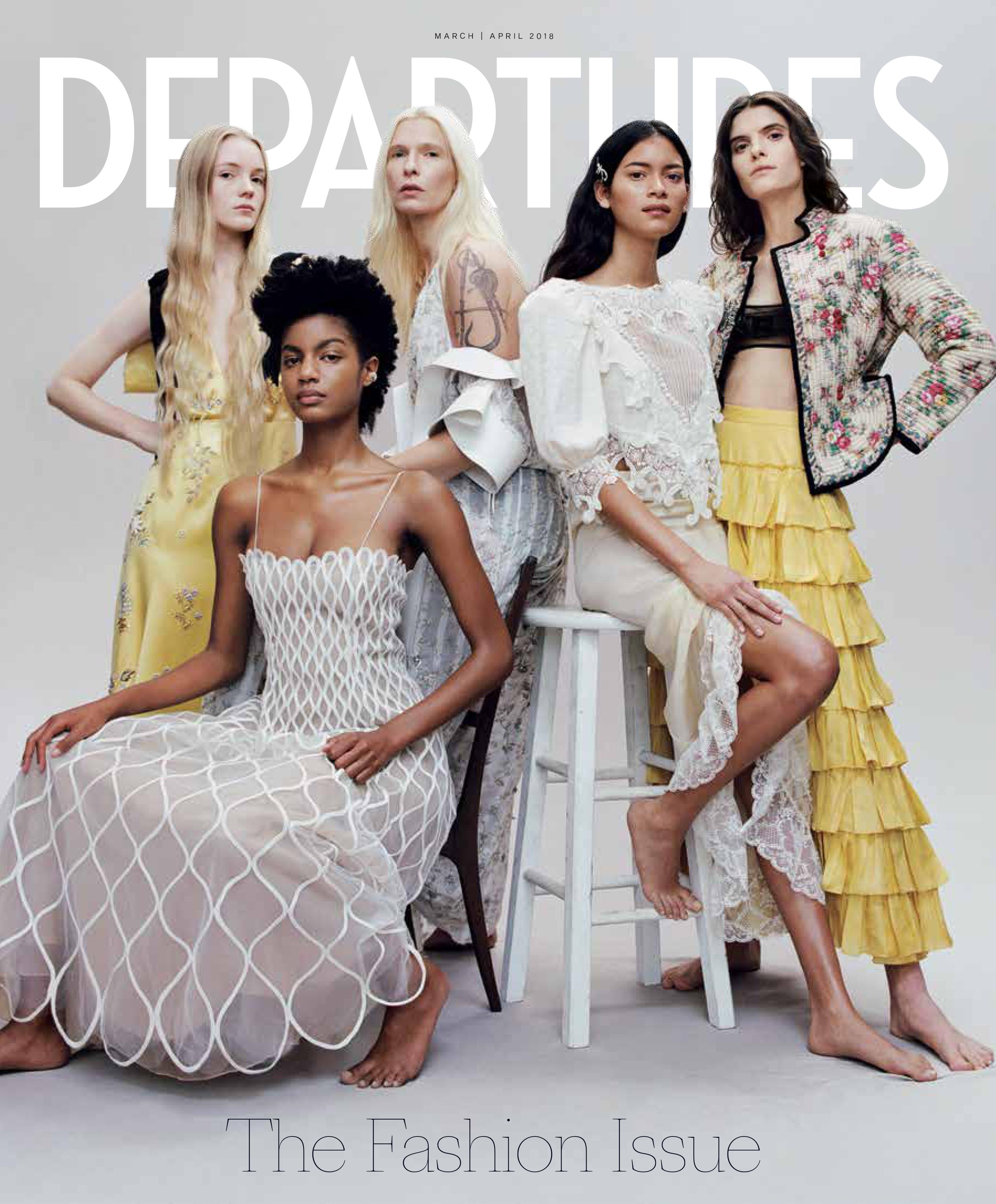 Colette Jewelry Featured in the cover of Departures Magazine March 2018