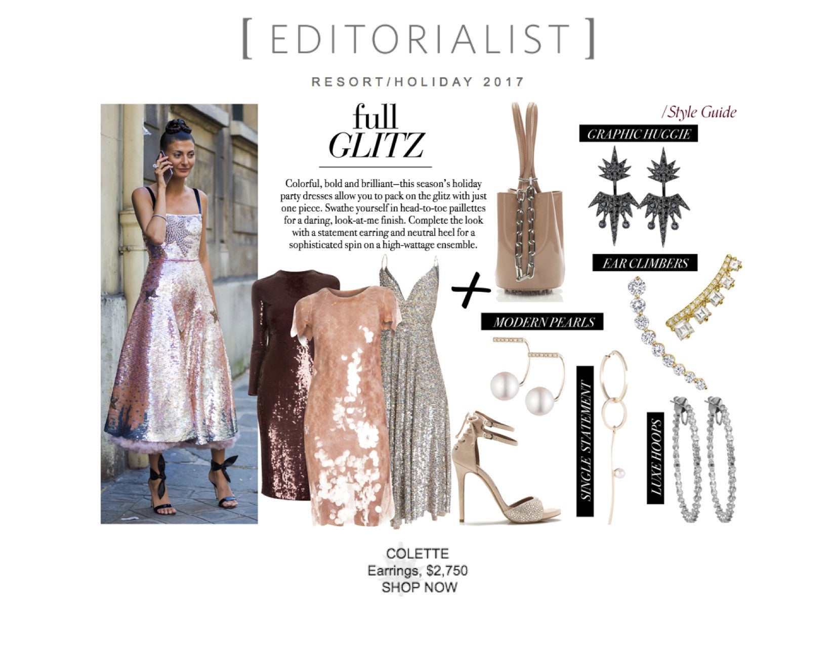 Colette Jewelry in Editorialst Full Glitz Gift Guide