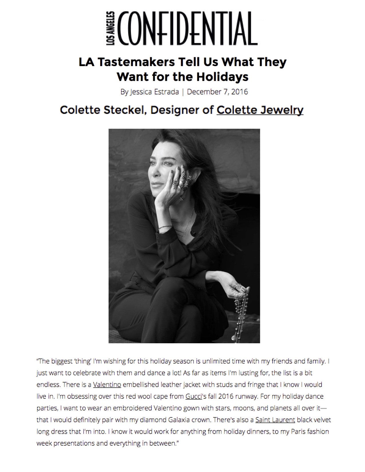 Colette Jewelry in LA Confidential