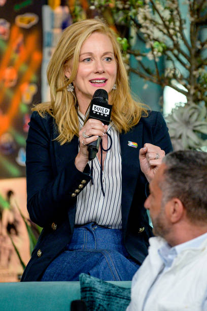 Laura Linney wearing Colette Jewelry to AOL Build Series 06.03.19