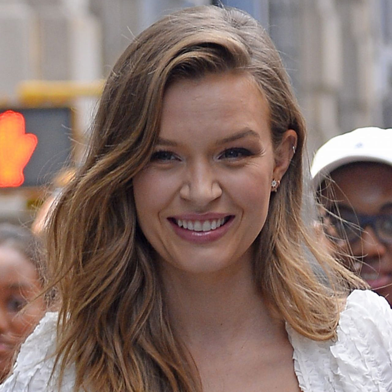 Josephine Skriver wearing Colette Jewelry at the BUILD Series in NYC 8.7.18