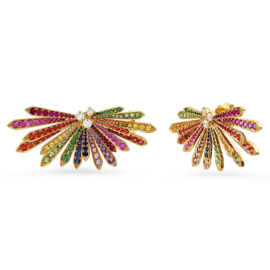 Penacho Cocktail Multicolor Earrings