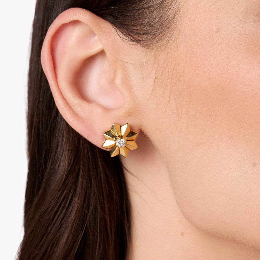 Penacho Flower Earrings