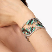 Penacho Large Emerald Cuff