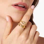 Toi et Moi Double-Knot Ring - Multi