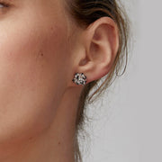 White Safrano Studs