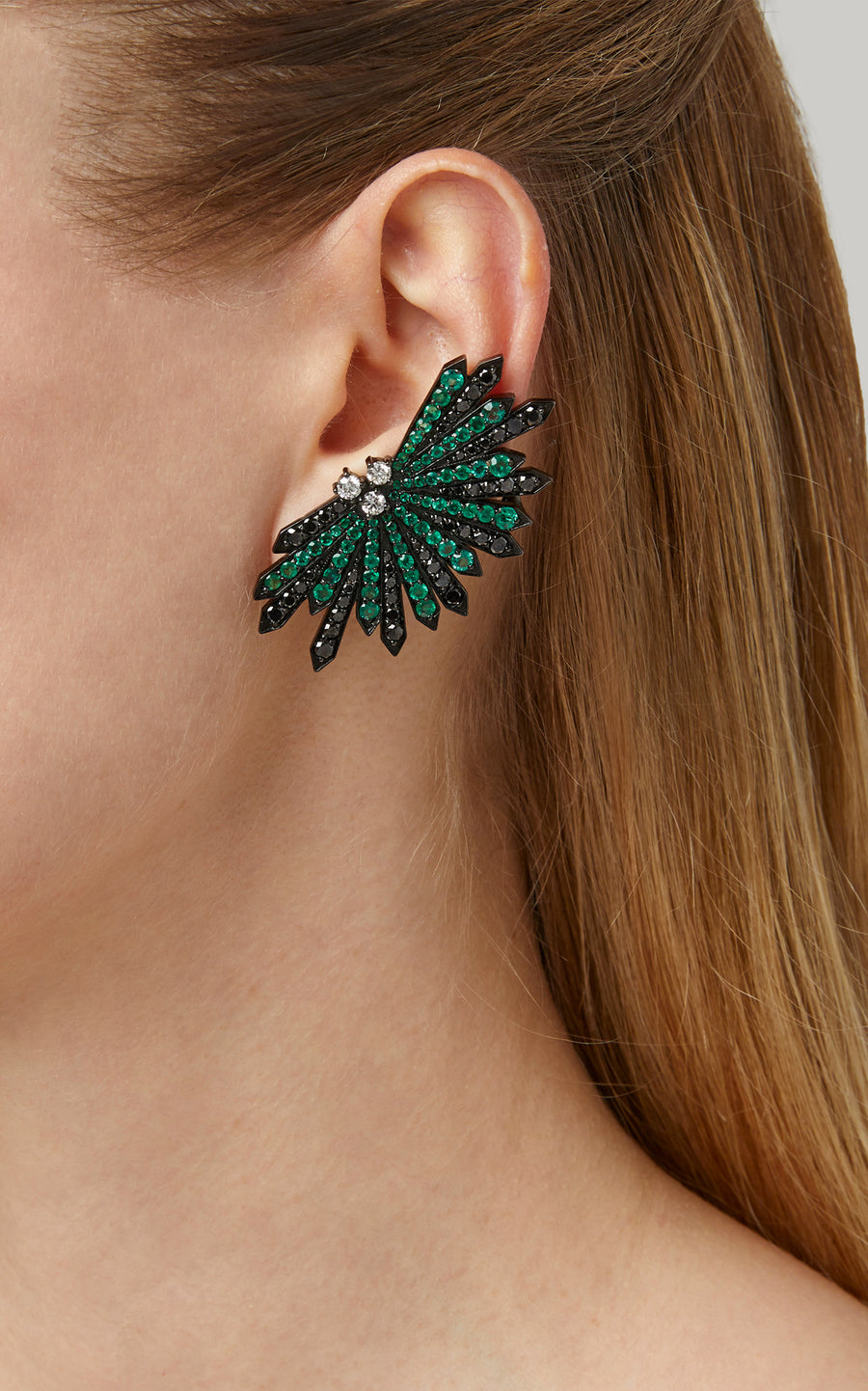 Penacho Emerald Earrings