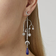 Mobile Moon Earring