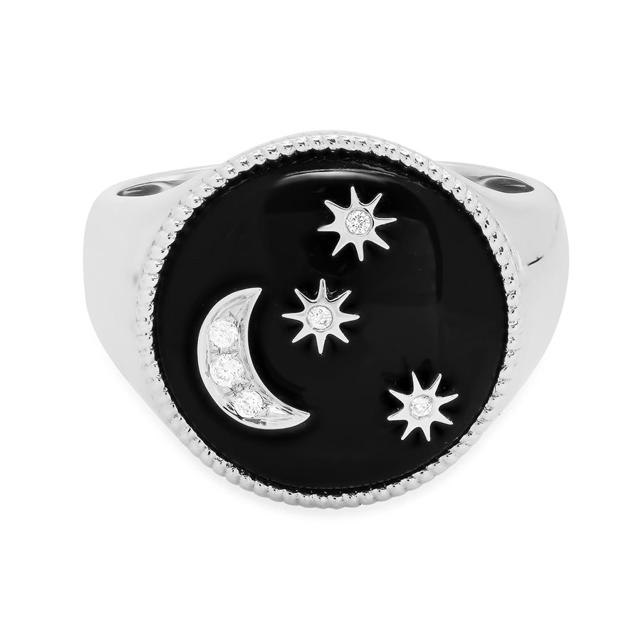 Moon and Stars Signet