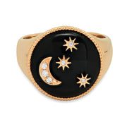 Moon and Stars Signet