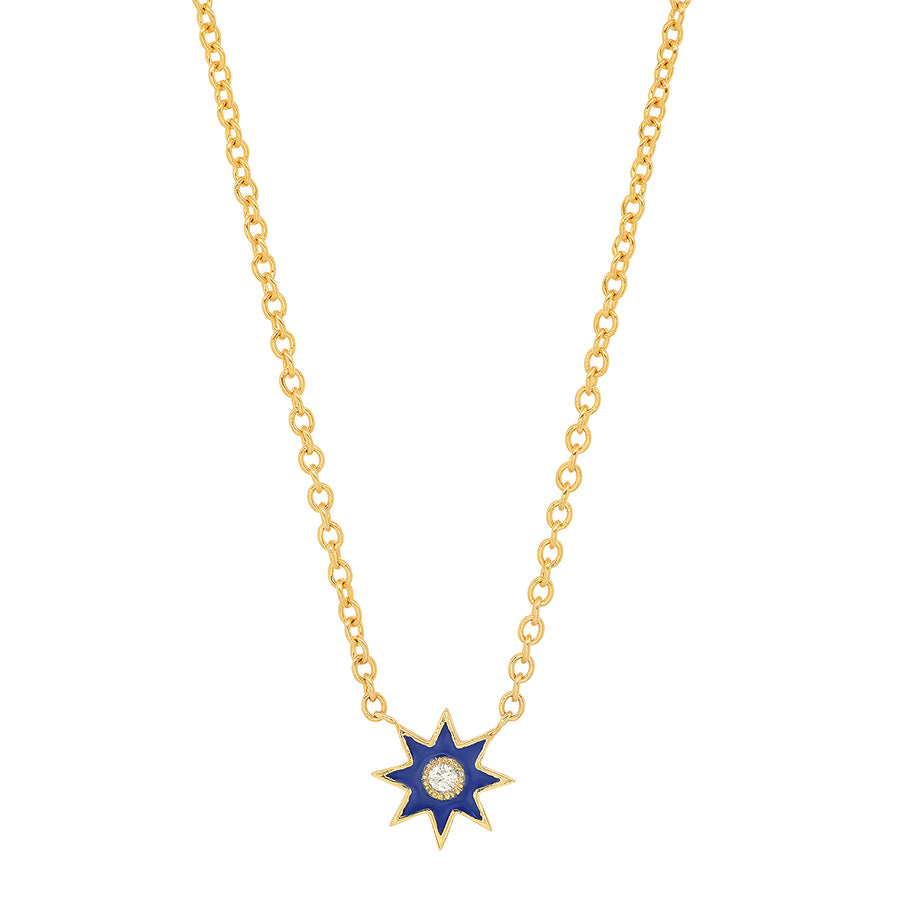 Single Star Enamel Pendant