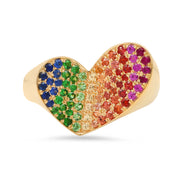 Heart Penacho Ring