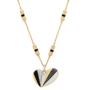 Penacho Heart Pendant with Chain