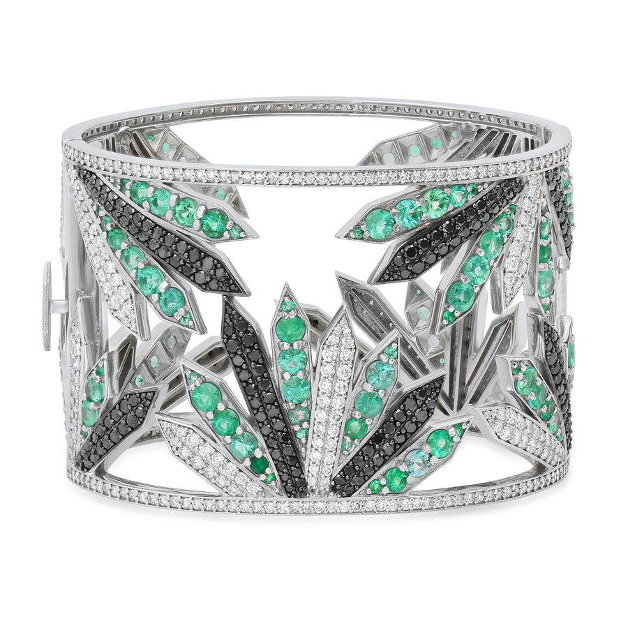 Penacho Large Emerald Cuff