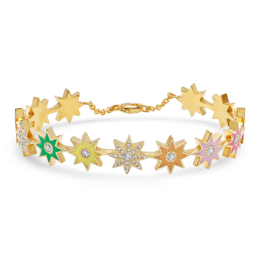 Multi-color Twinckle Star Bracelet