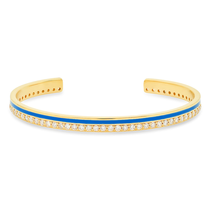 Diamond Enamel Cuff