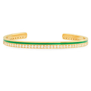 Diamond Enamel Cuff