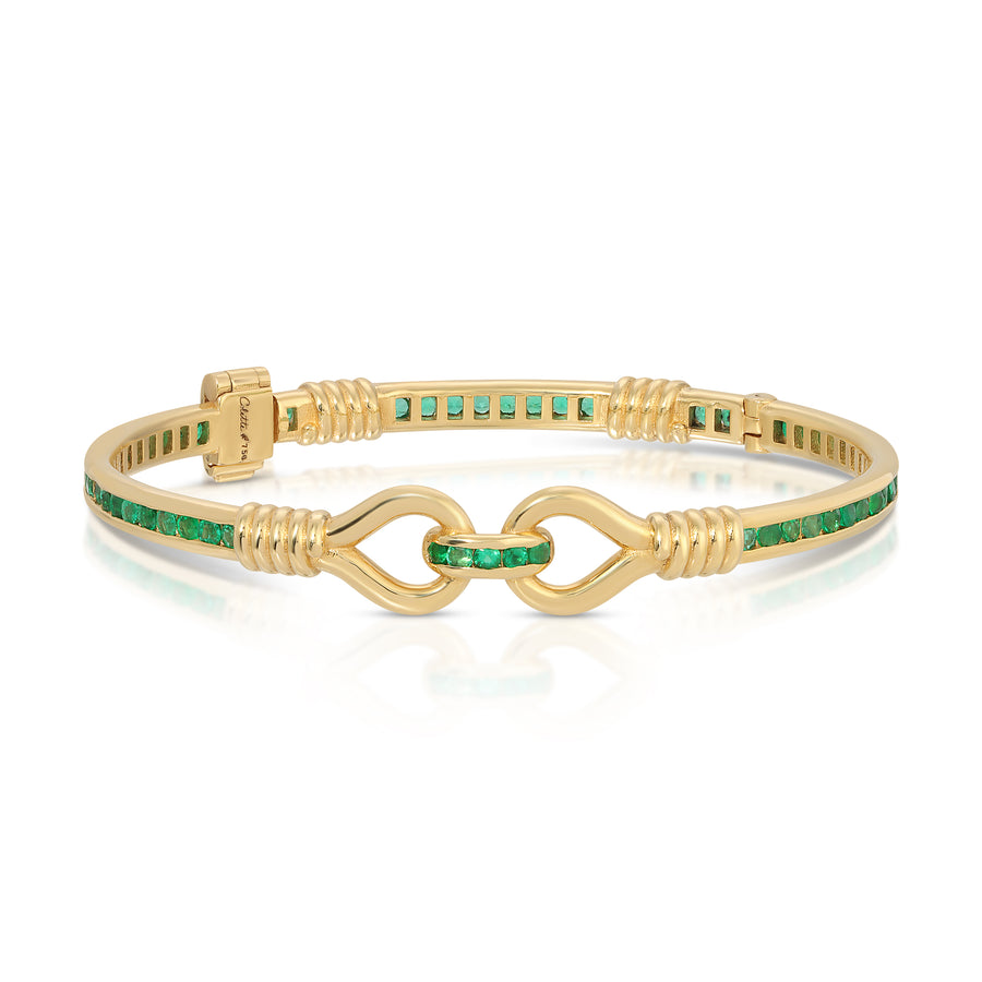 Toi et Moi Double-Knot Bracelet - Emerald