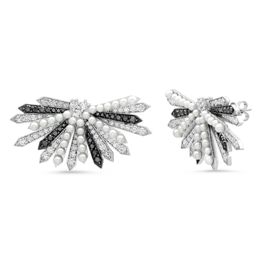 Penacho Cocktail Pearl Earrings