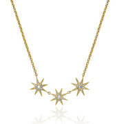 Tri-Star Necklace