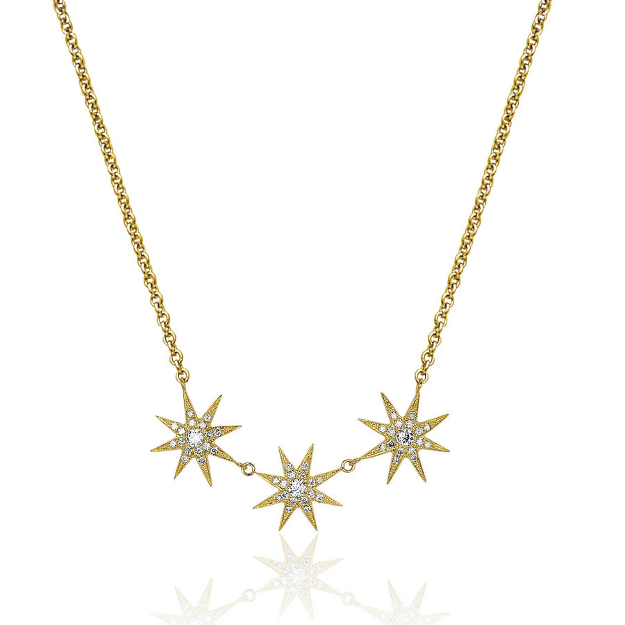 Tri-Star Necklace