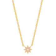 Single Star Enamel Pendant