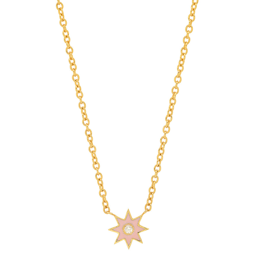 Single Star Enamel Pendant