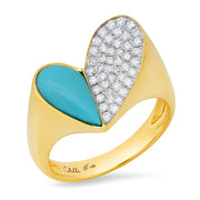 Penacho Heart Ring