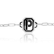 Gatsby Initial Bracelet - Fifteen Colors